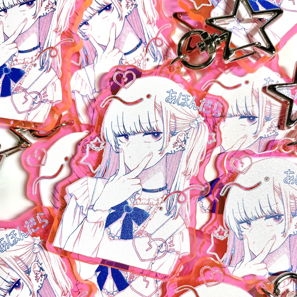 アクリルキーホルダー「ぴーす・A」