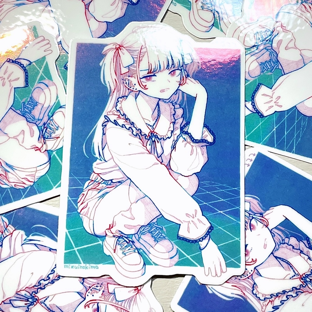 ステッカー「わるいこ・７」