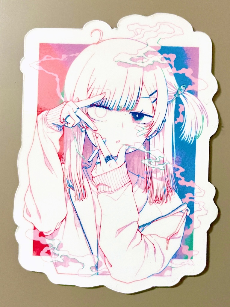 マグネット「DEAD FISH EYE GIRL」