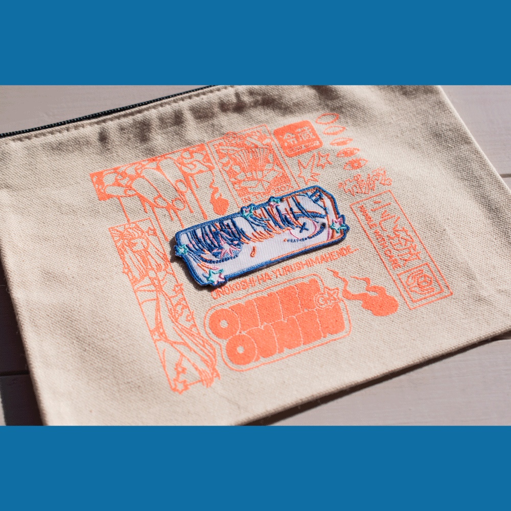 刺繍ワッペンポーチ「ONNEN」