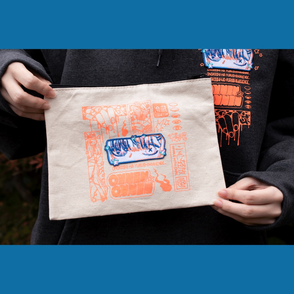 刺繍ワッペンポーチ「ONNEN」