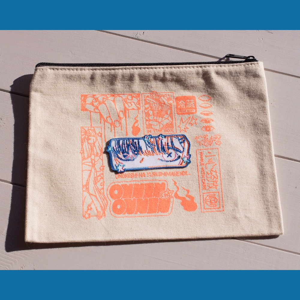 刺繍ワッペンポーチ「ONNEN」