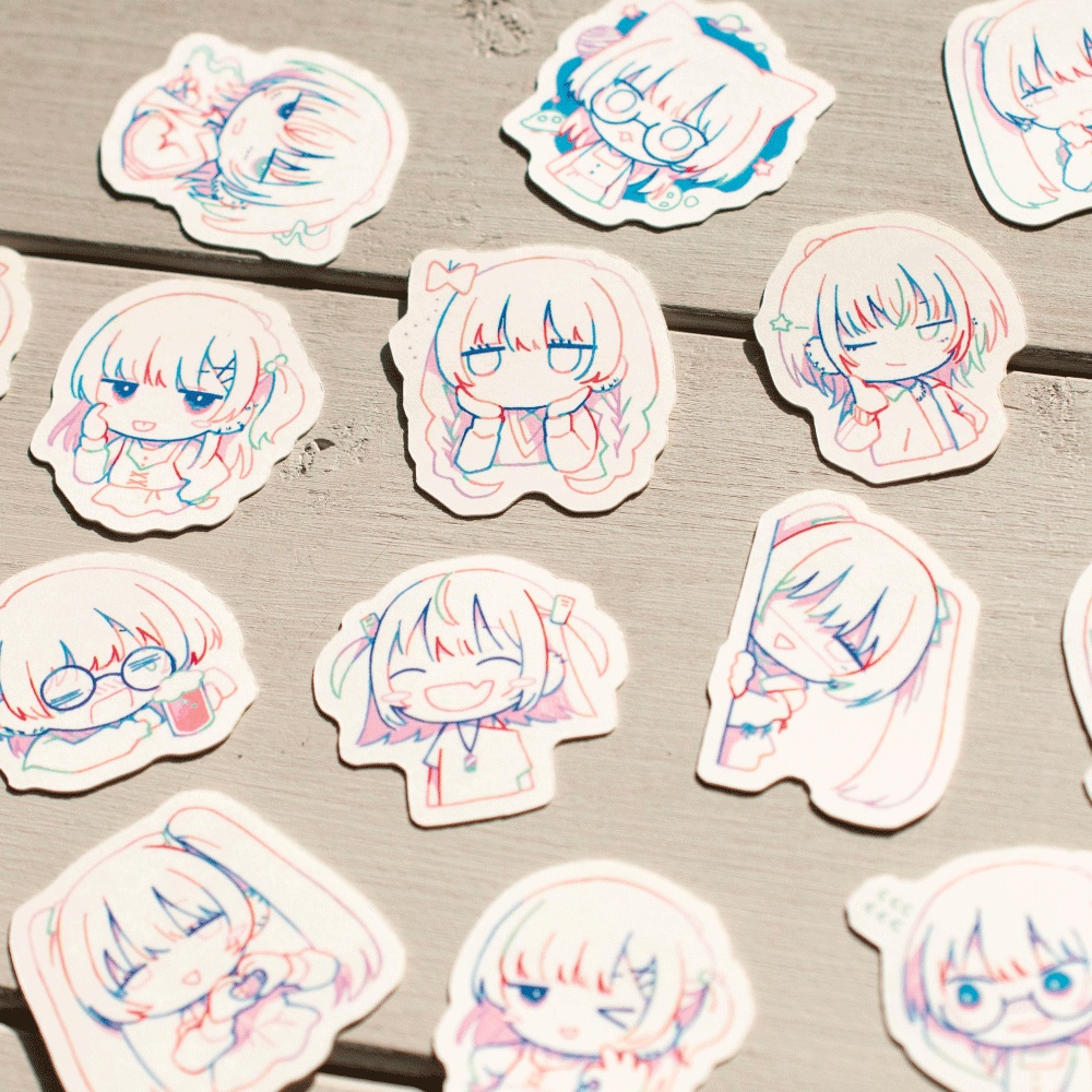 フレークシール「わるいこ２」