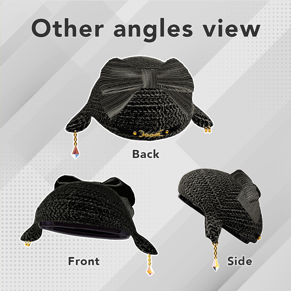 【MA対応】ひつじの垂れ耳風ニットベレー帽 - Moco sheep beret