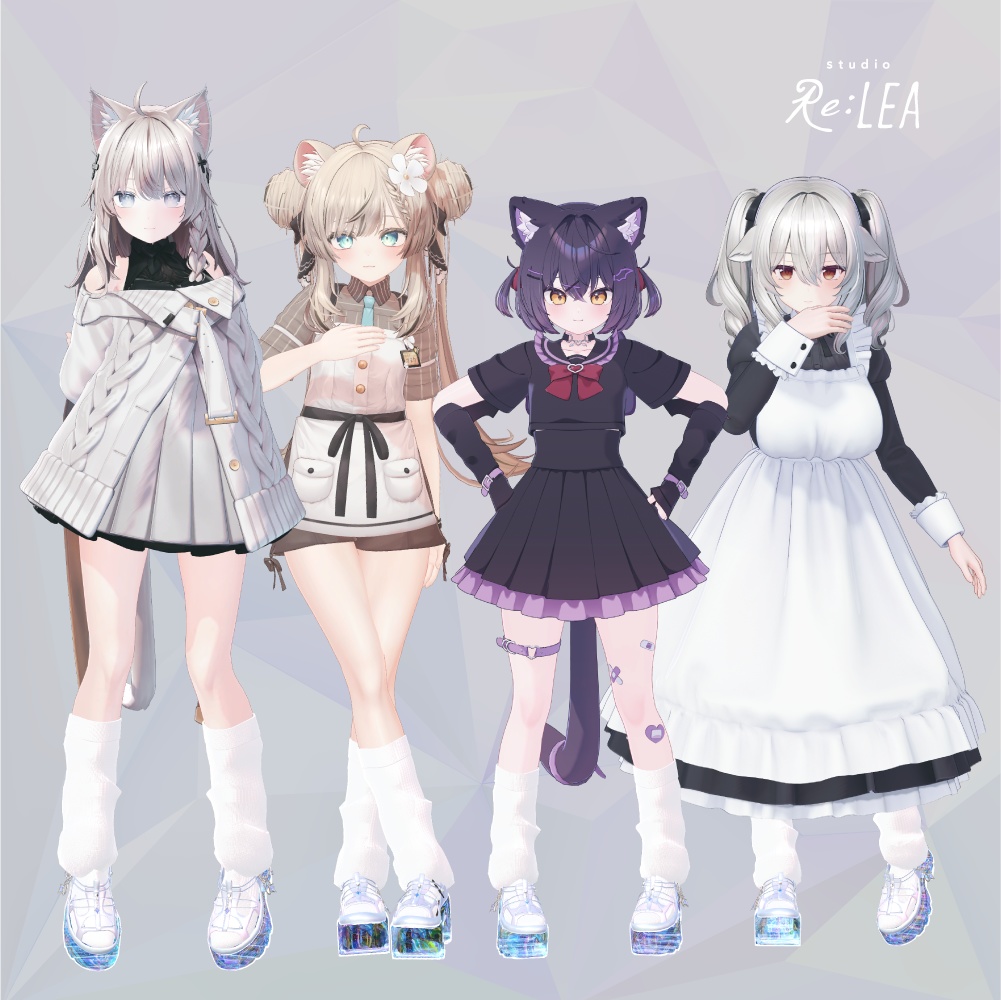 【MA対応】 海ほたるのパーティクルつきシューズ - Seafirefly shoes 【4アバター対応】