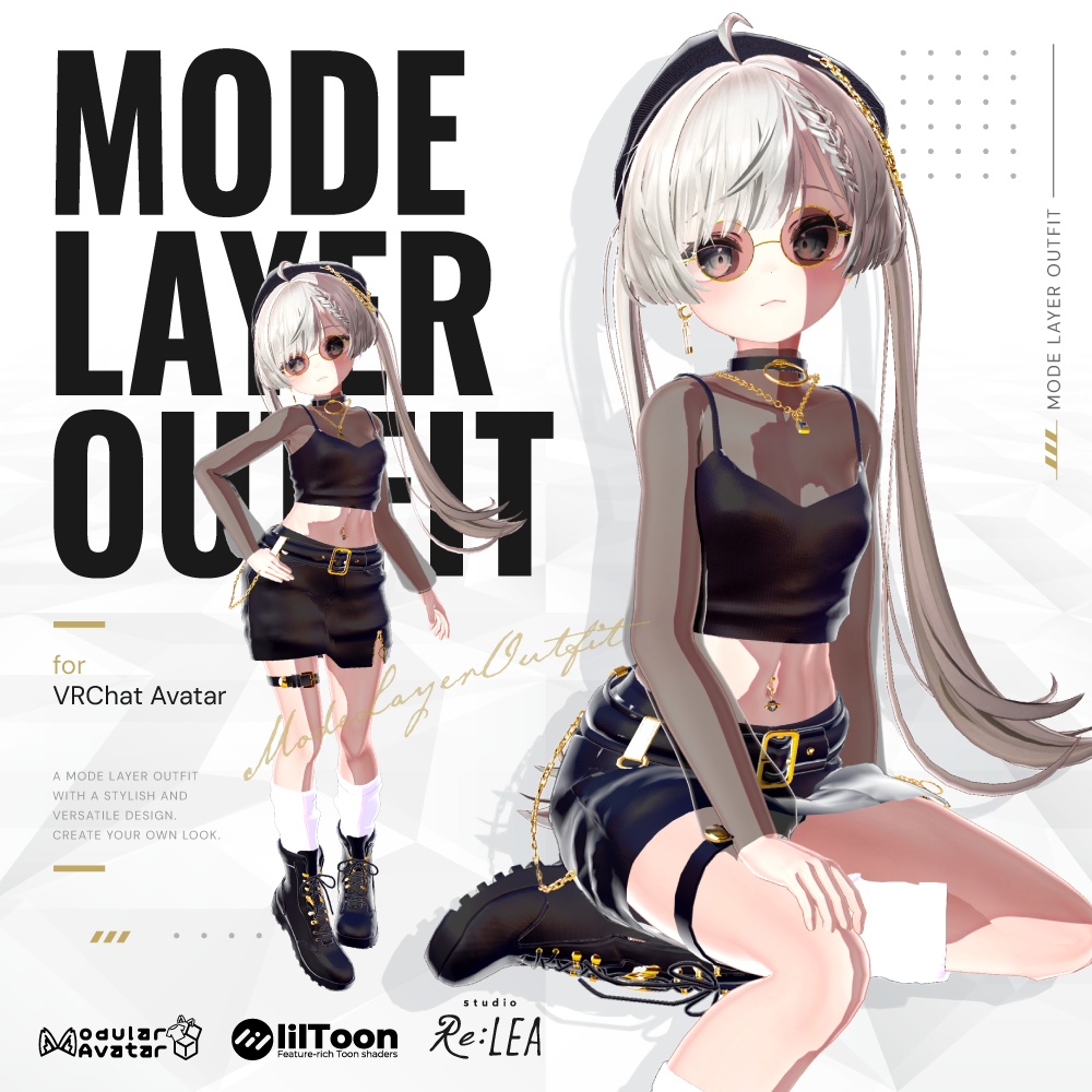 5/6 17:00までセール価格🎁【7アバター対応】 Mode Layer  Outfit【MA対応】