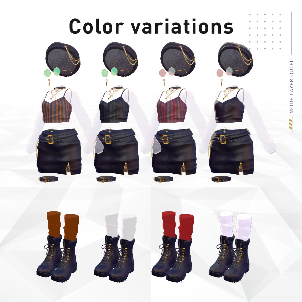 5/6 17:00までセール価格🎁【7アバター対応】 Mode Layer Outfit【MA対応】