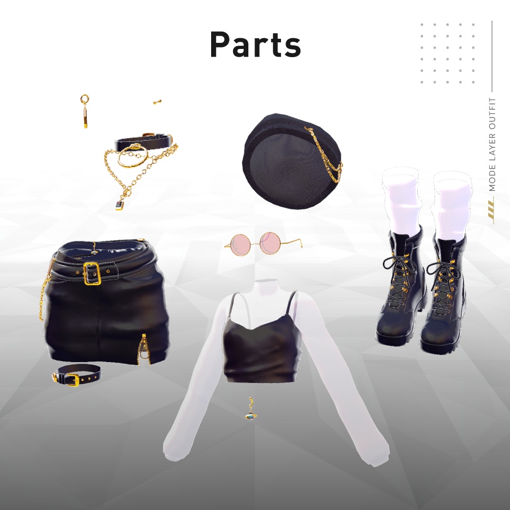 5/6 17:00までセール価格🎁【7アバター対応】 Mode Layer Outfit【MA対応】