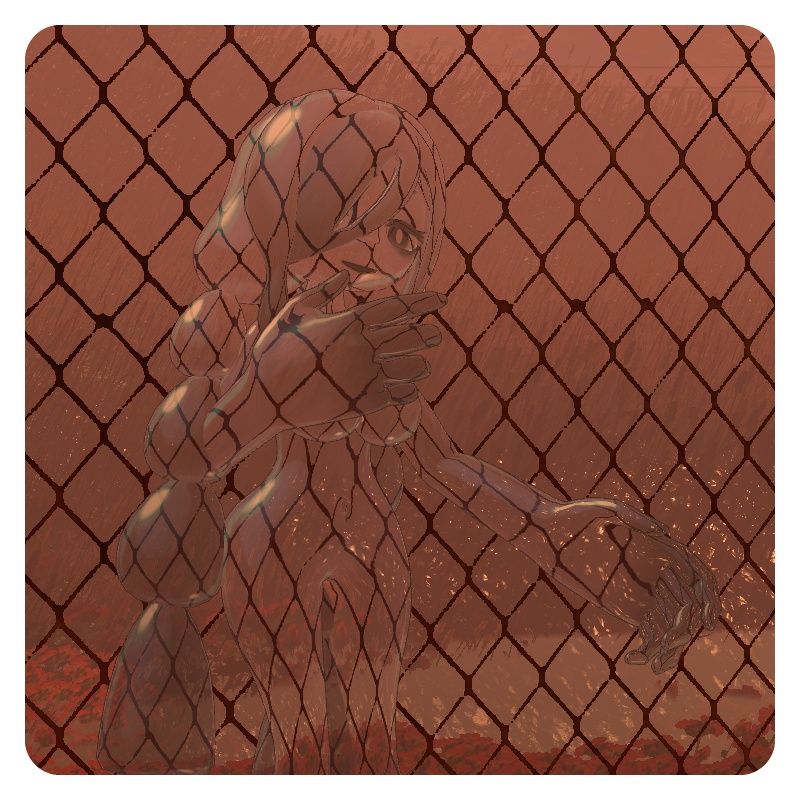 オリジナル3Dモデル【スライムのホルマリンちゃん】