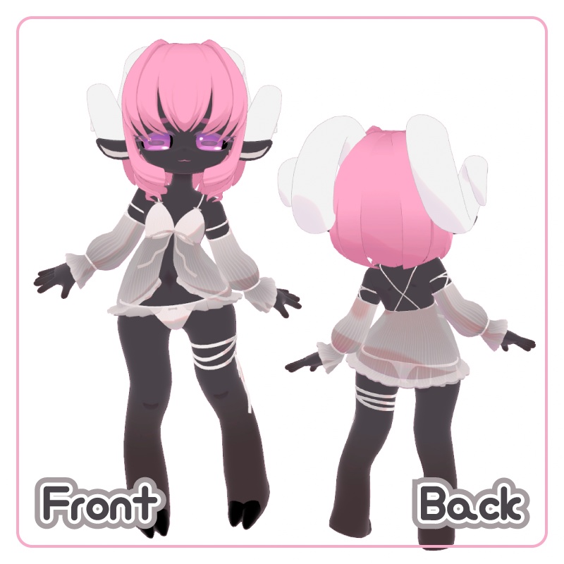 オリジナル3Dモデル【羊もどきのドリーちゃん】