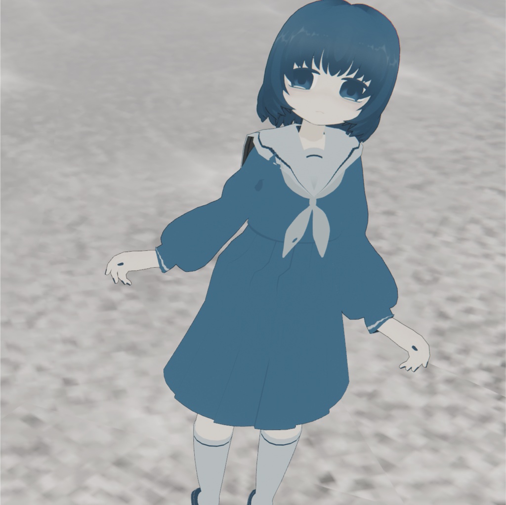 オリジナル3Dモデル【幽霊のトオルちゃん】