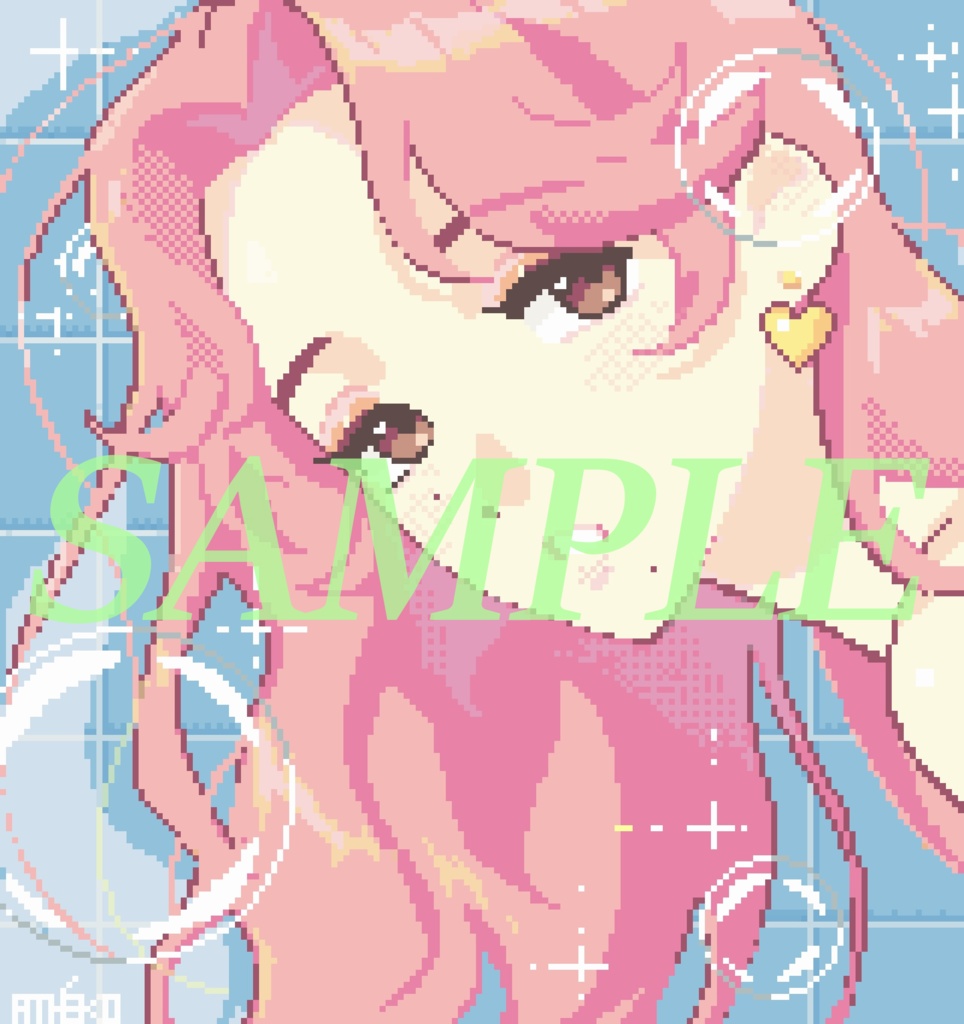 ドット絵アクリルキーホルダー