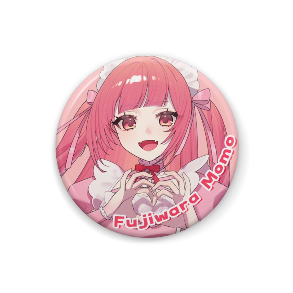 藤原桃　缶バッジA