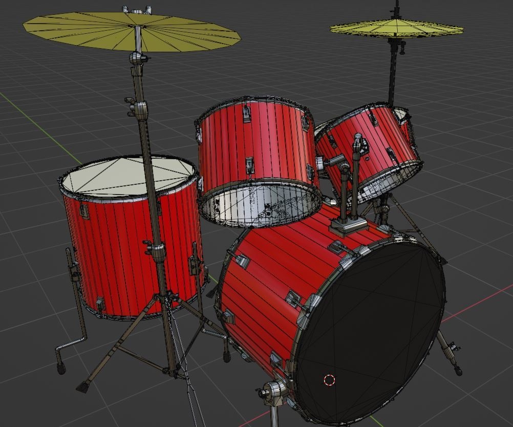 5-Piece Drum Set - ドラムセット