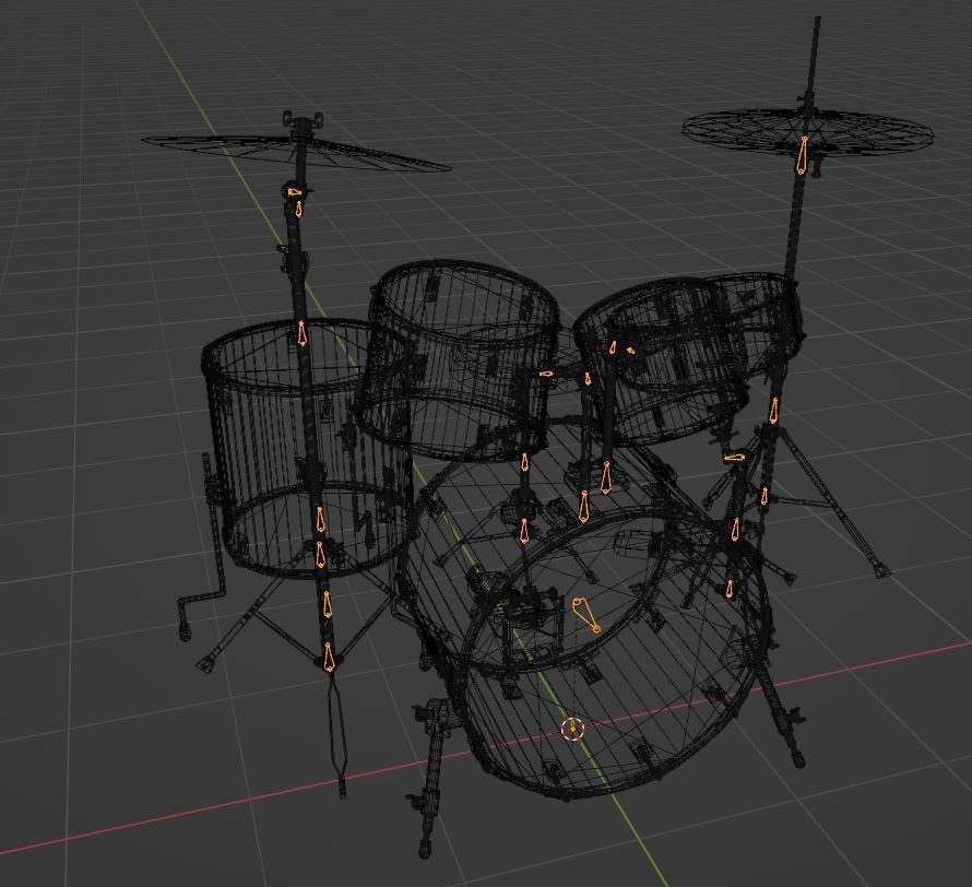 5-Piece Drum Set - ドラムセット