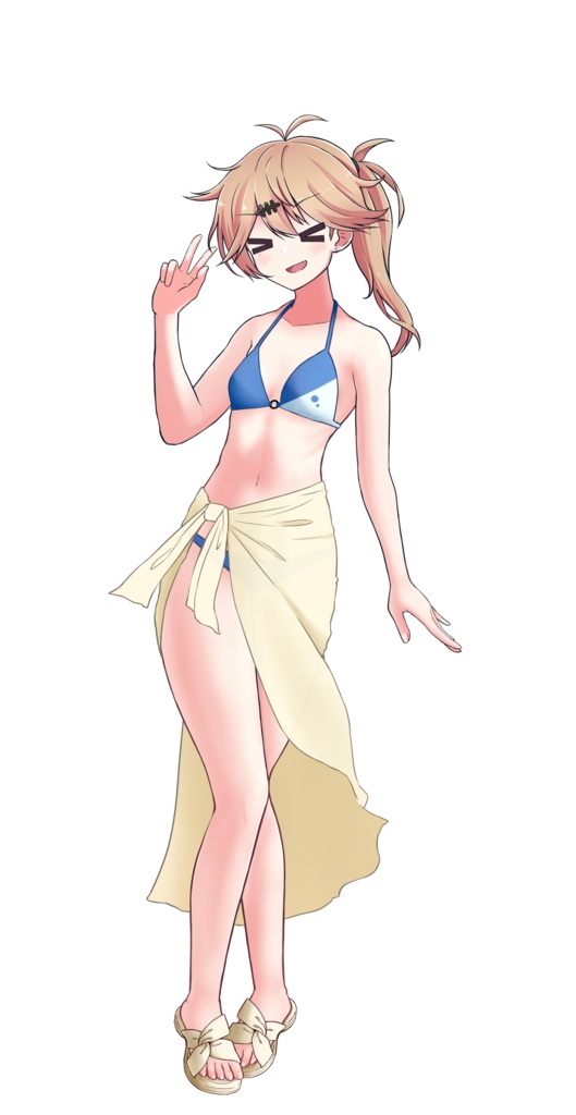 木屑式春日部つむぎ立ち絵素材「ちょっとあざとかわいいつむぎちゃん」