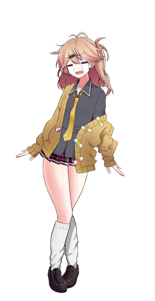 木屑式春日部つむぎ立ち絵素材「ちょっとあざとかわいいつむぎちゃん」