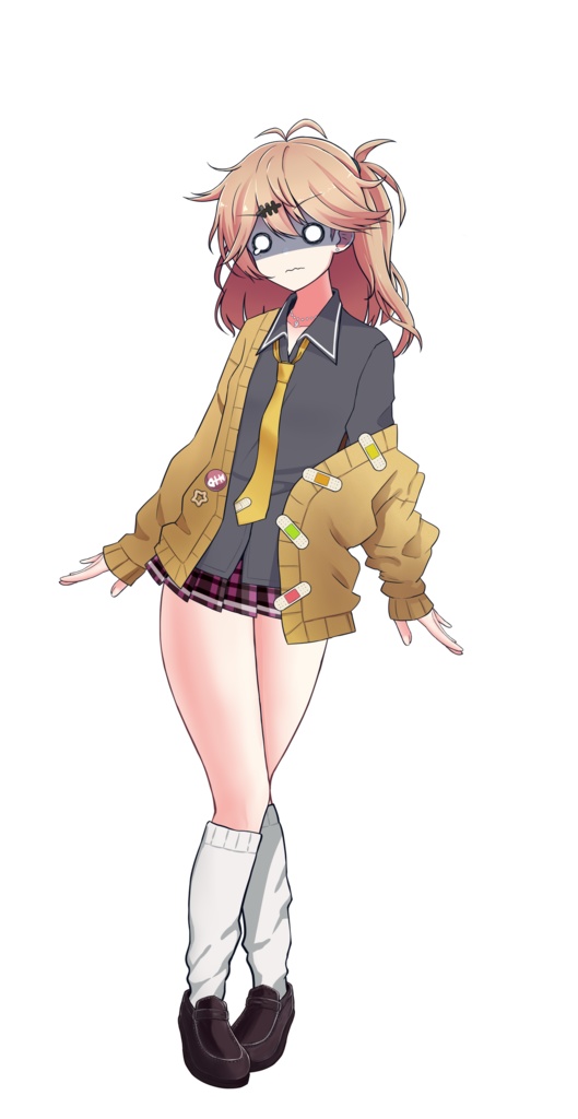 木屑式春日部つむぎ立ち絵素材「ちょっとあざとかわいいつむぎちゃん」