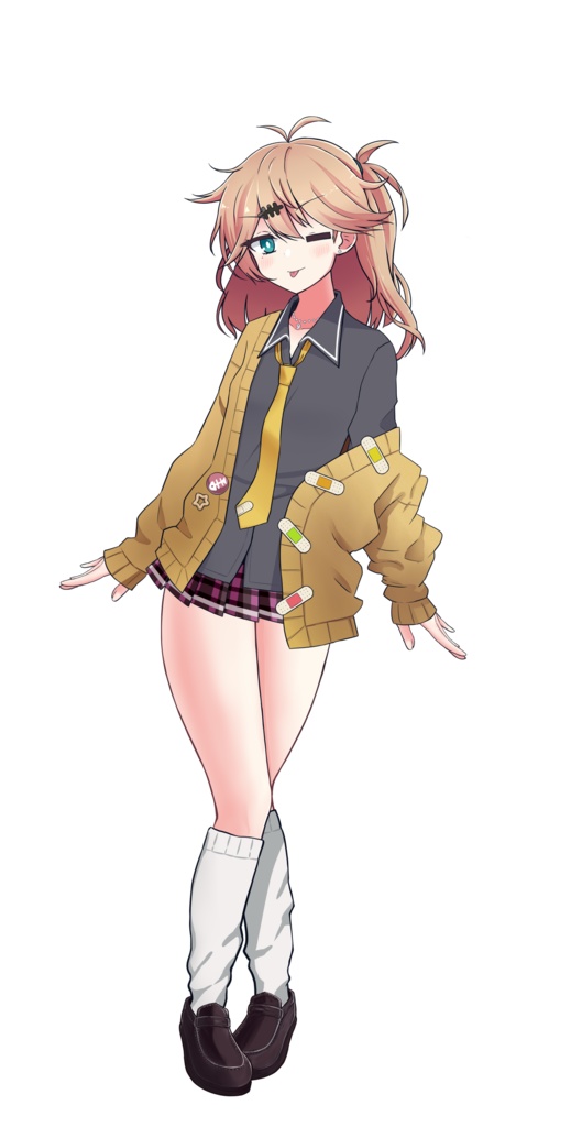 木屑式春日部つむぎ立ち絵素材「ちょっとあざとかわいいつむぎちゃん」