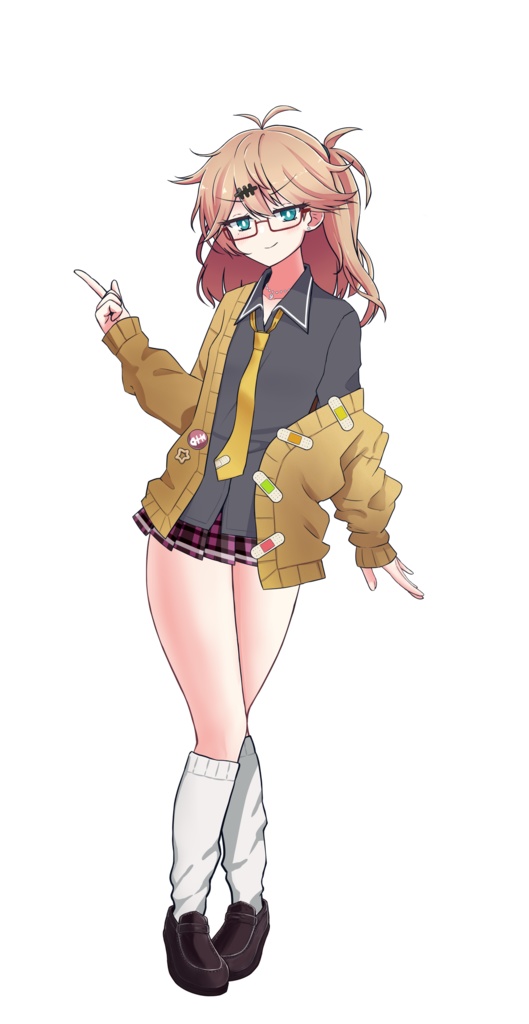 木屑式春日部つむぎ立ち絵素材「ちょっとあざとかわいいつむぎちゃん」