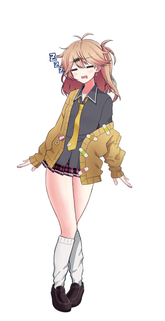 木屑式春日部つむぎ立ち絵素材「ちょっとあざとかわいいつむぎちゃん」