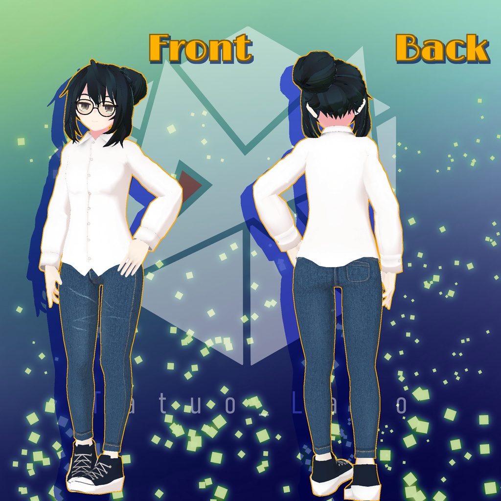 オリジナル3Dモデル「樹(いつき)」Ver1.5