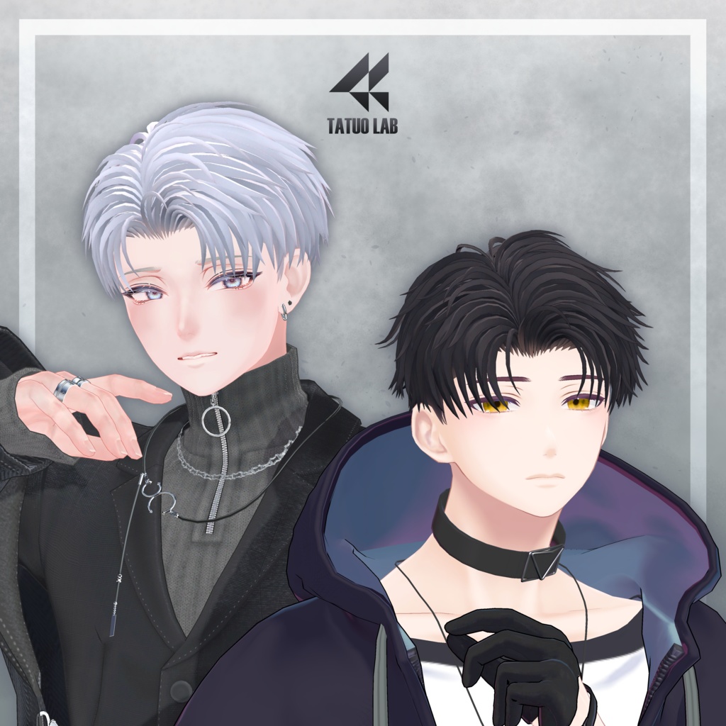 ツーブロックバングアップショートヘアー【享矢・水瀬・狛乃・くうた・彼方・斑霞対応】