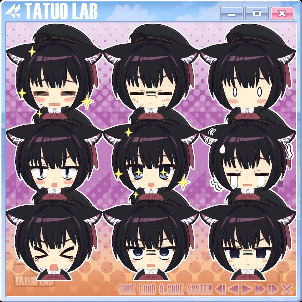 『シャーノ (Charno)』オリジナル3Dモデル