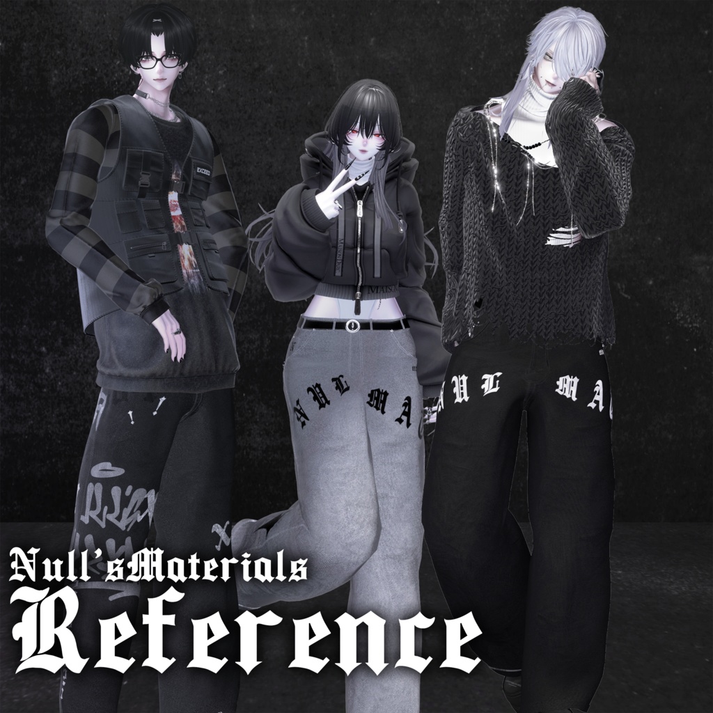 【森羅・水瀬対応】デザインデニムパンツ/Shinra・Minase】DesignDenimPants