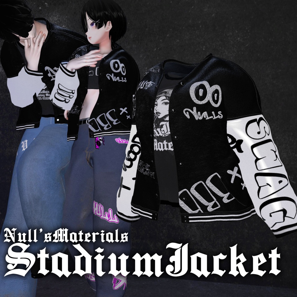 【森羅・水瀬対応】NMオリジナル スタジャン / Shinra・Minase】NMoriginal StadiumJacket