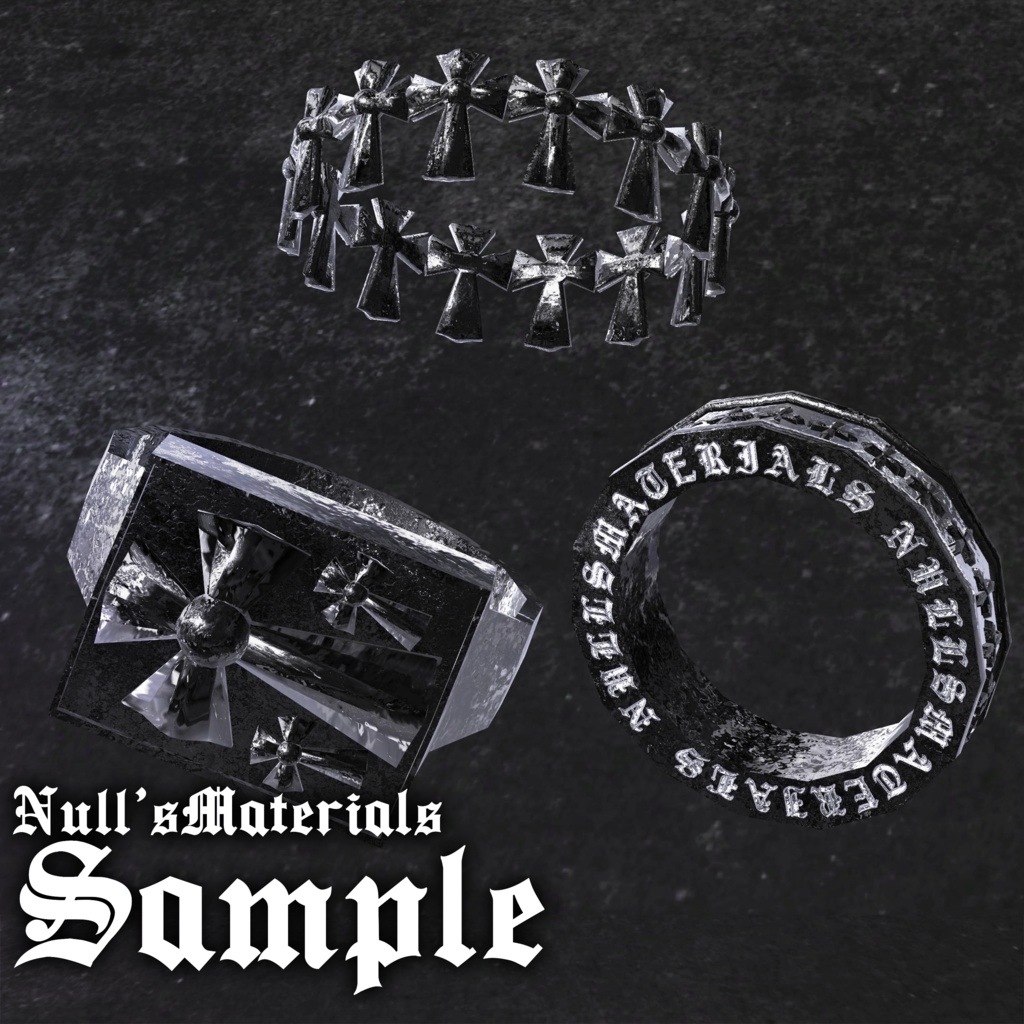 【全アバター使用可能】12種リングセット/【All Avatar】12RingSet