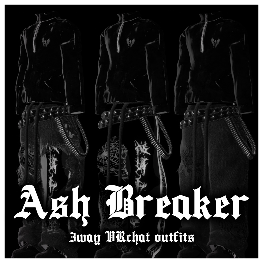 【3アバター対応衣装】-Ash Breaker-