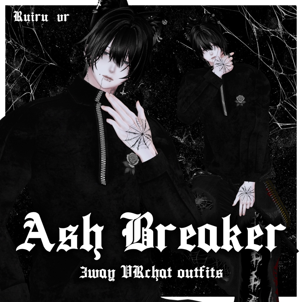 【3アバター対応衣装】-Ash Breaker-