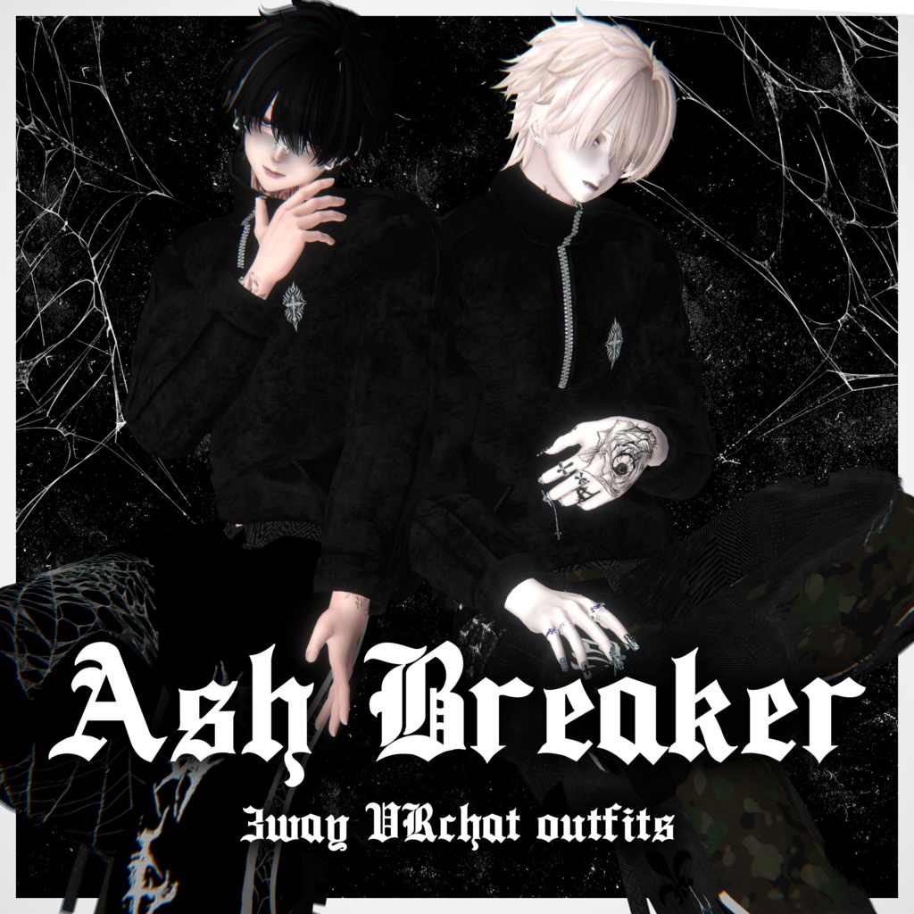 【3アバター対応衣装】-Ash Breaker-