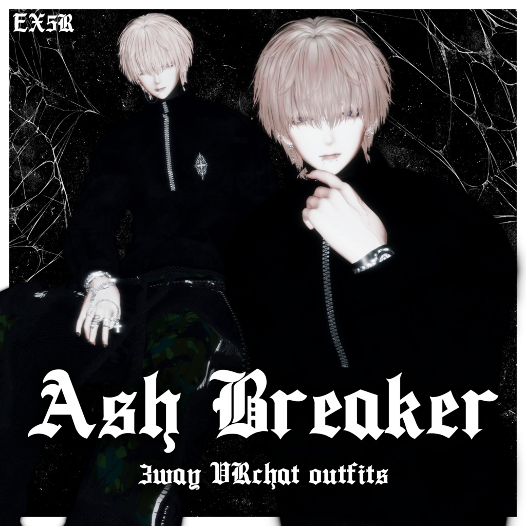 【3アバター対応衣装】-Ash Breaker-