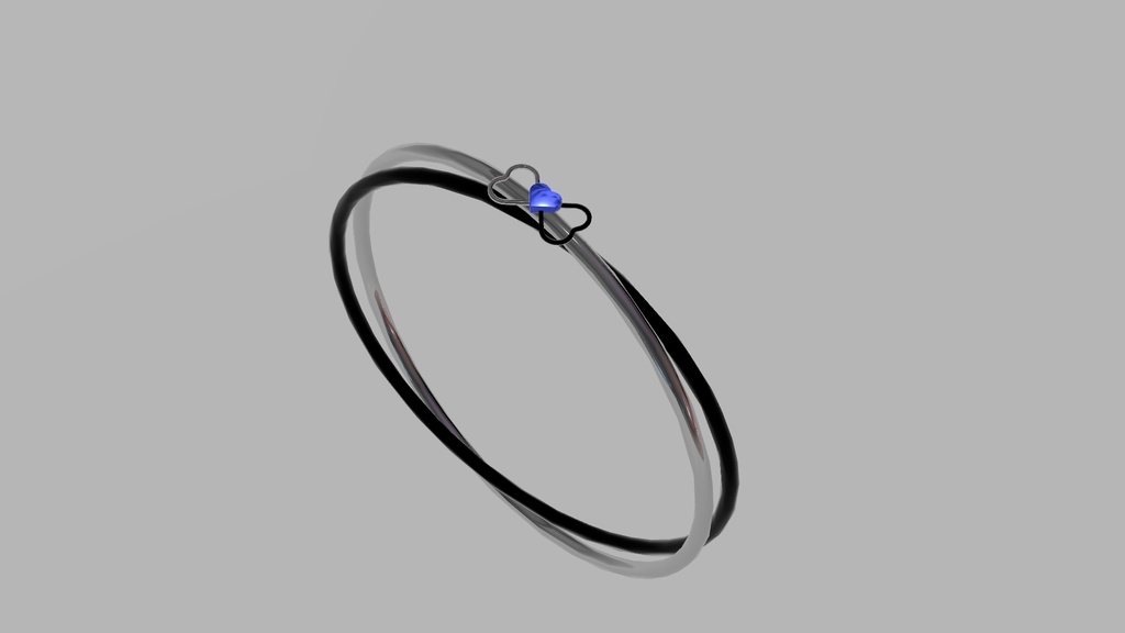 【3Dモデル】ハートの指輪