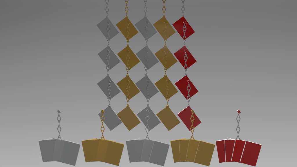 【3Dモデル】トランプのピアス