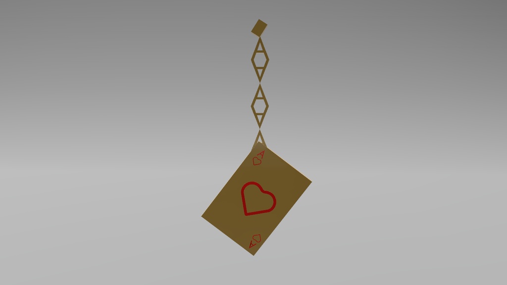 【3Dモデル】トランプのピアス