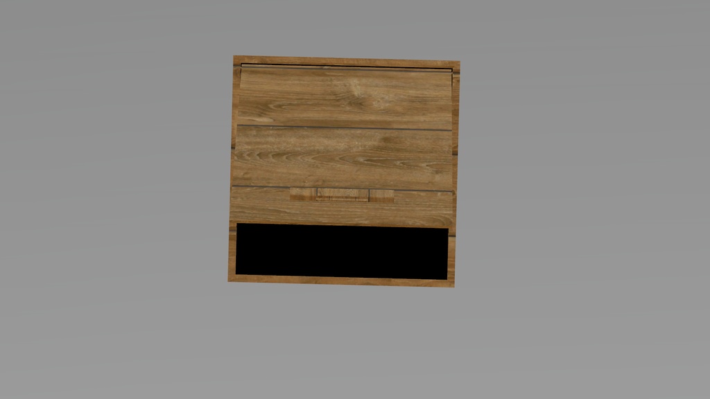 【3Dモデル】屋根裏へ続くヘアピン