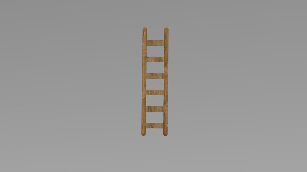 【3Dモデル】屋根裏へ続くヘアピン