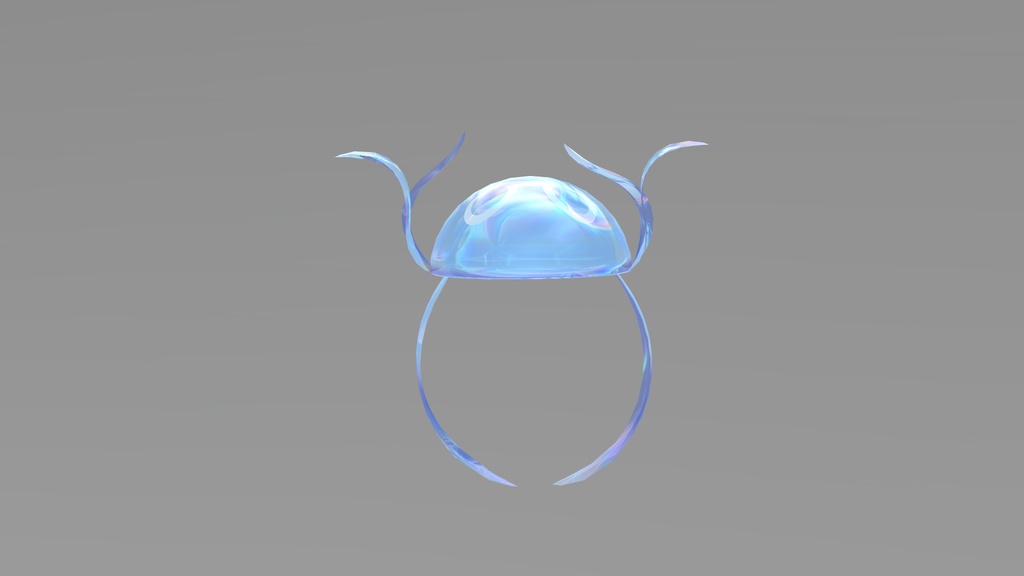 【3Dモデル】クラゲの指輪