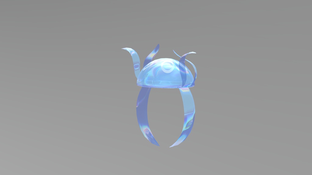 【3Dモデル】クラゲの指輪