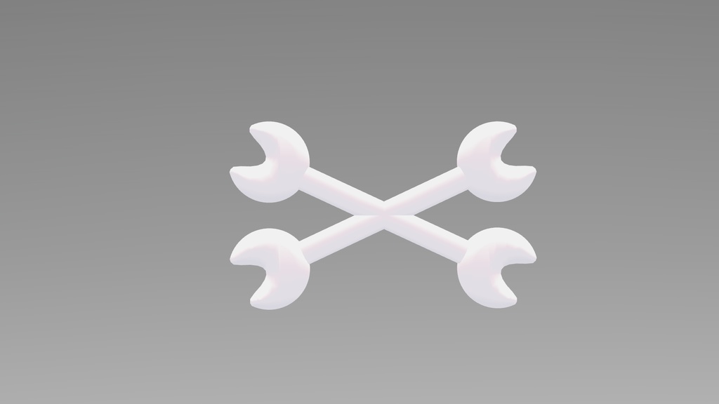 【3Dモデル】ドクロのヘアピン