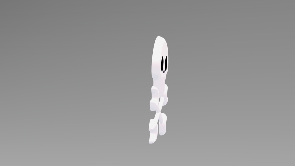 【3Dモデル】ドクロのヘアピン