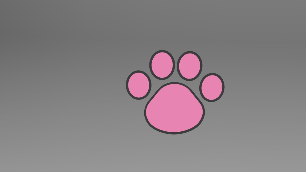 【FREE/無料】肉球のピアス&ヘアピン