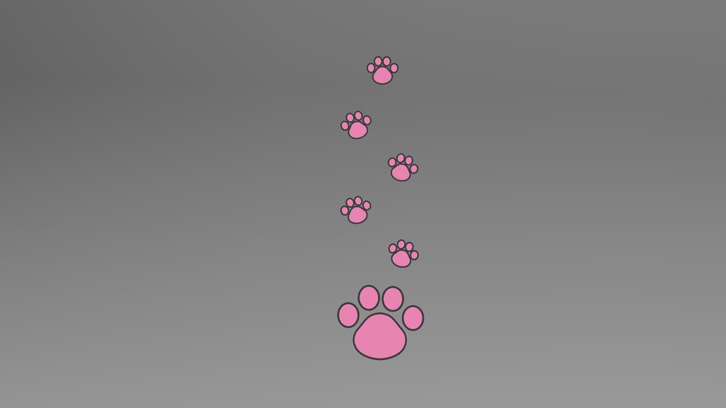 【FREE/無料】肉球のピアス&ヘアピン