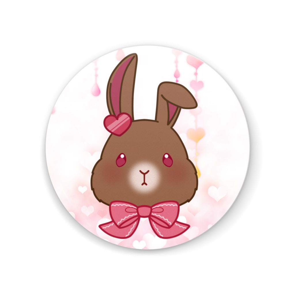 うさぎショコラ缶ミラー