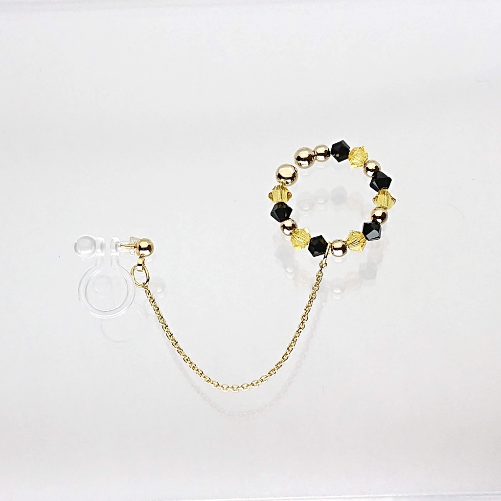 レオナ・ラギー・ジャックイメージ クリスタル イヤーカフイヤリング/ピアス