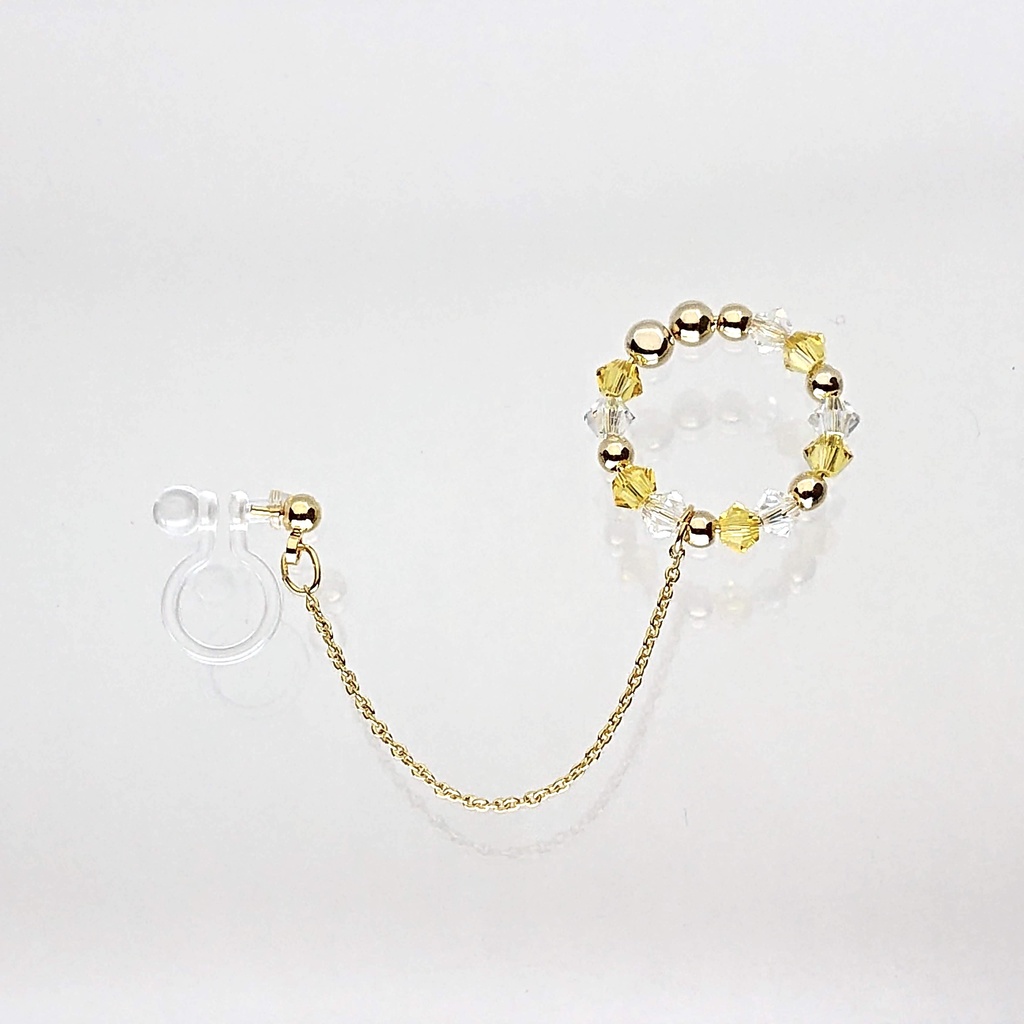 レオナ・ラギー・ジャックイメージ クリスタル イヤーカフイヤリング/ピアス