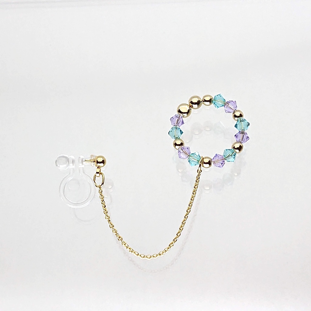 アズール・リーチ兄弟・オクタヴィネル イメージ クリスタル イヤーカフイヤリング/ピアス